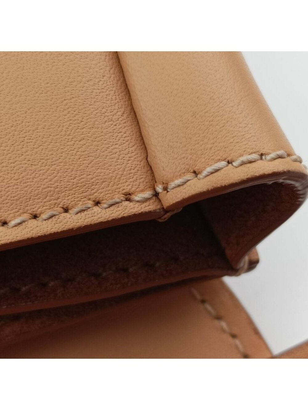 Saint Laurent Kaia Small Beige Leather Shoulder Bag - Picture 15 of 16